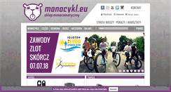 Desktop Screenshot of monocykl.eu